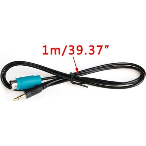 ALPINE KCE-236B FULL SPEED MP3 3.5mm Aux Jack Audio Adapter For iPOD MP3 PSP