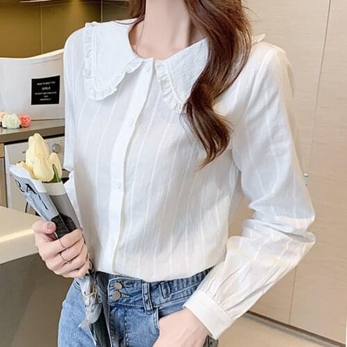 NOEEV Women's Shirts With Embroidery