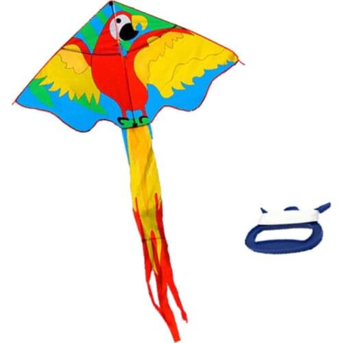 Wholesale Price 100Pcs/Lot 140cm/55inches Parrot / Eagle Kite With Handle & Line