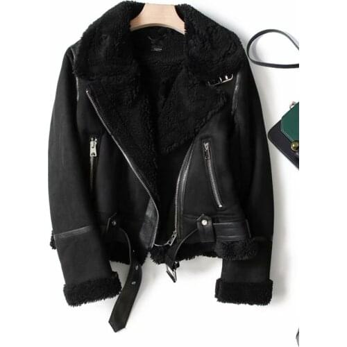 SEDUTMO Women's Suede Jackets