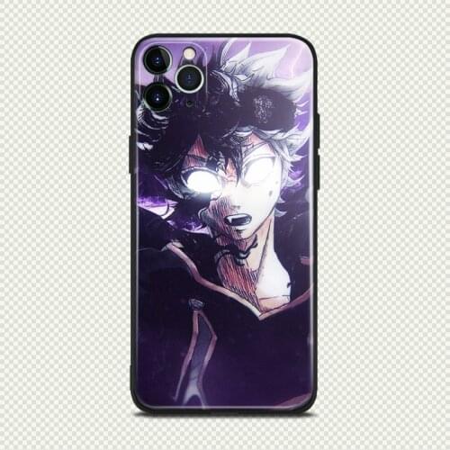 Asta demon form Black Clover anime For iPhone se 6 6s 7 8 plus x xr xs 11 pro max soft silicone phone case cover shell