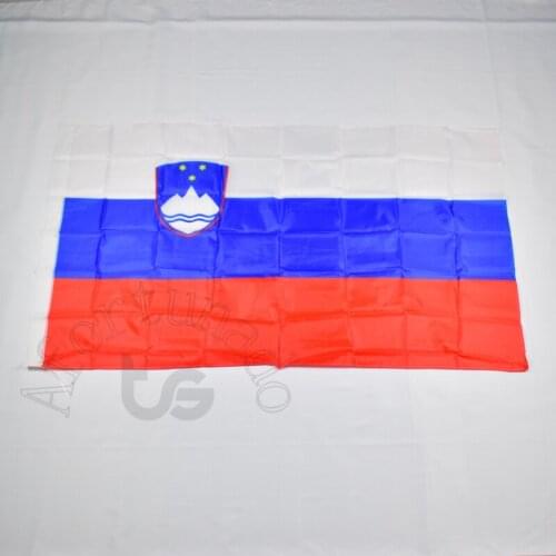 Slovenia 90*150cm slovinsk slovenian flag Banner 3x5 Foot Hanging National flag Home Decoration flag