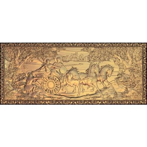 Soldiers 3D STL Model for CNC Router Engraver Carving Machine Relief Artcam aspire M26