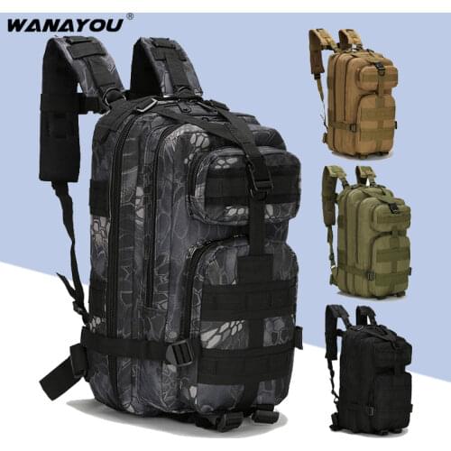 20-30L Waterproof Tactical Camping Pack,Outdoor Military Training Rucksacks,Sports Hiking Trekking Fishing Hunting Bags