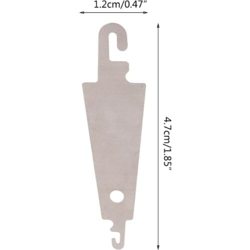 Y1UU 60pcs Metal Needle Threaders Embroidery Cross Stitch Threading Large Eye Needles