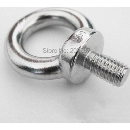1pcs Eyes Bolts M18 Metric Threaded Marine Grade Boat Stainless Steel Lifting