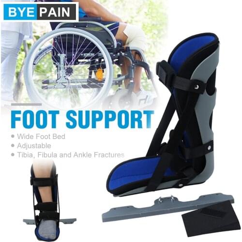 1Pcs Ankle Support Foot Drop Splint Guard Sprain Injury Orthosis Fractures Ankle Brace for First Aid Plantar Fasciitis Heel Pain