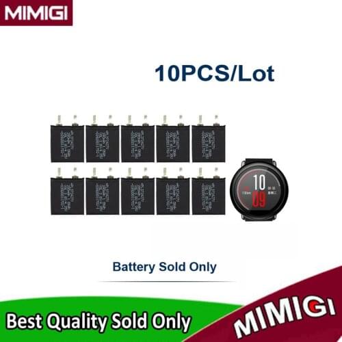 10PCS/Lot Original Replaces PL372427V 372427 280mAh Battery For Huami AMAZFIT T-Rex Res Sport 2 A1602 Smart Watch Accumulator