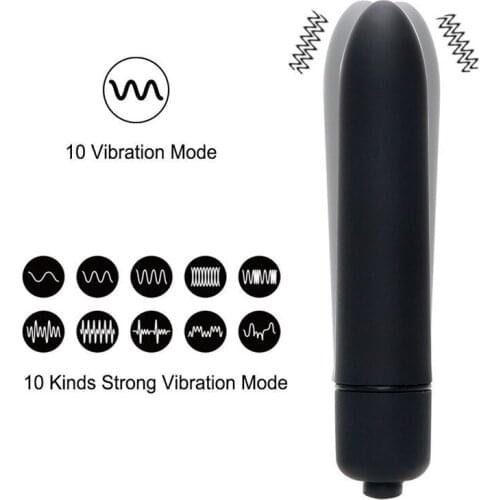 10 colour 10 Speed Mini Bullet Dildo Vibrator for women Water density Clitoris G Spot Stimulator Sex Toys Products Massager