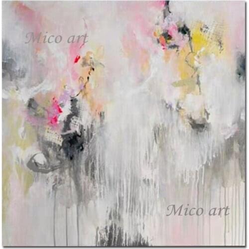 100% Hand-painted Oil Painting Abstract Wall Decor Pictures Artwork Newest Modern Abstract Paintings Wall Art For Living Room