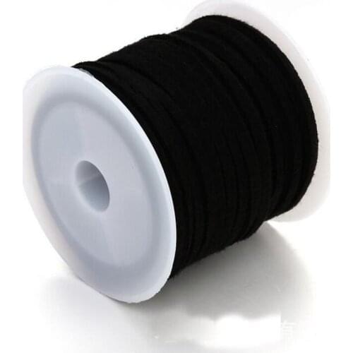 2 m\lot Leather Cords 2.8 mm Width Faux Suede Cord Korean Velvet String Rope Cord For Jewelry Finding Bracelets DIY Craft Supply
