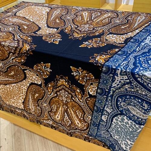 2021 New Version Winter Scarf 50% Wool 50% Silk Cashew flowers Paisley Vintage Scarves Shawl Wrap Pashmina 135*135cm