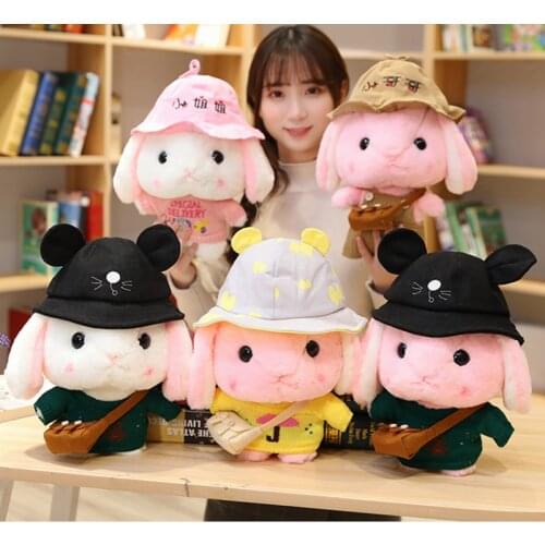 30cm Cartoon Cute Rabbit Cosplay Dress Up Plush Toys Stuffed Lovely Animals Doll Soft Baby Pillow for Kids Girls Birthday Gift