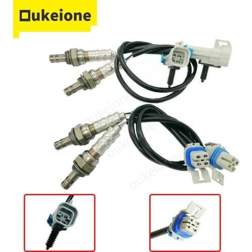 4 wires Lambda Oxygen Sensor Upstream Downstream for 2007 Chevrolet Malibu Silverado GMC Sierra 1500 O2 Sensor 234-4651 234-4668