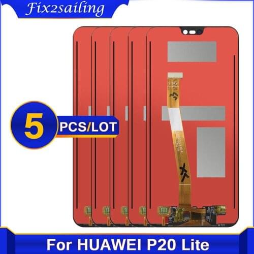 5PCS 2280*1080 NEW ORIGINAL LCD For HUAWEI P20 Lite Lcd Display Screen Assembly For HUAWEI P20 Lite ANE-LX1 ANE-LX3 Nova 3e LCD