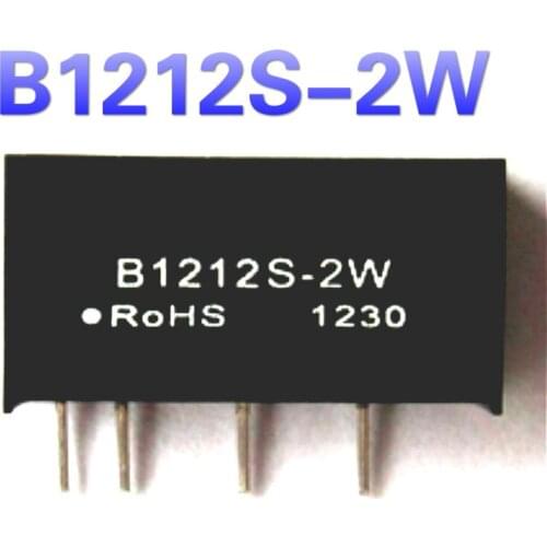 50PCS Switching power supply module dcdc12V 12V DC-DC isolated power chip B1212S-2W NEW