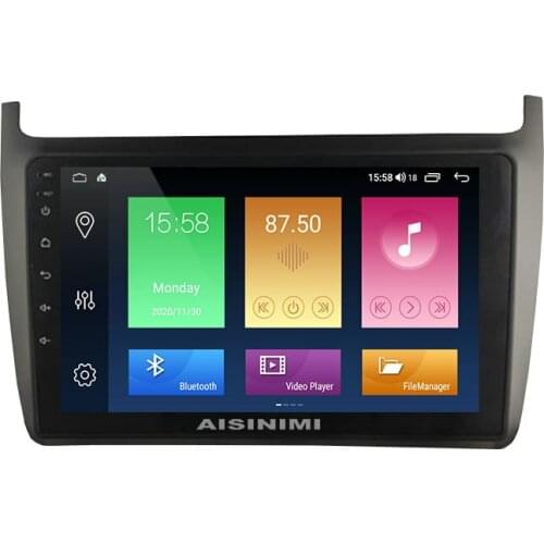 AISINIMI Android 10 Car Dvd Player navigation For VOLKSWAGEN POLO 2008-2014 Car Audio Gps Multimedia Stereo Monitor