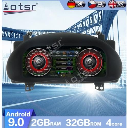 AOTSR Android 9.0 Car LCD Cluster instrument multimedia dashboard Modification For Toyota Corolla 2014-2017 Mulitmedia Panel