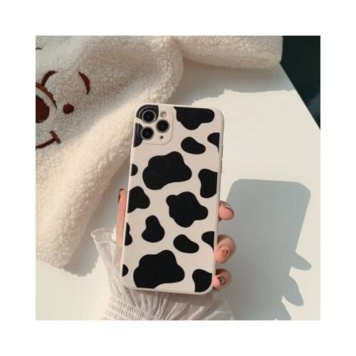 Phone case mobile shell for iphone11 XR XS 7/8/SE 2020 11pro Xs 7p/8plus X/Xs 12 12pro /pro max 12mini Cow pattern
