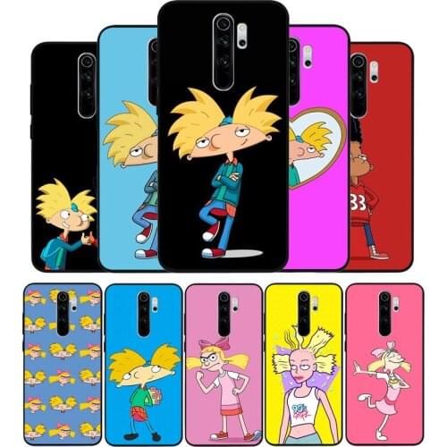 Hey Arnold Special Black TPU Silicone Soft Phone Case For Redmi 4A 4X 7A 5 Plus 6 Pro NOTE 9 7 8 5 Pro 4 6