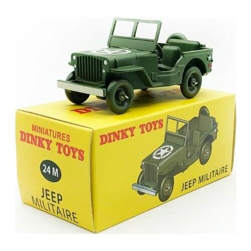 Dinky Toys 1:43 JEEP MILITAIRE alloy model Car Diecast Metal Toys Birthday Gift For Kids Boy