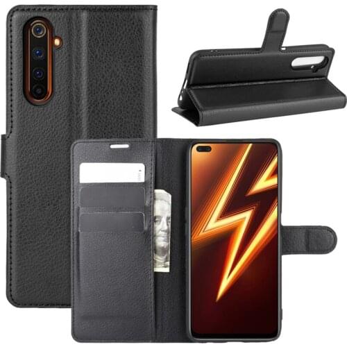 For OPPO Realme 6 Pro Case Cover Wallet Leather Case For OPPO Realme 6 Pro Flip Wallet Leather Phone Case Stand Cover