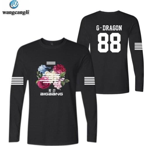 Bigbang big bang bangtan tshirt t shirt kpop korean harajuku t-shirt Camiseta mujer fashion brand t shirts tops plus size 4xl