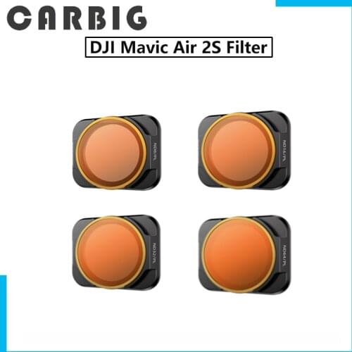Sunnylife Mavic Air 2S Filter Set ND8PL ND8 16 32 64PL ND8 16 32 64 NDPL64 Filter Camera Lens Filter for DJI Air 2S Accessories