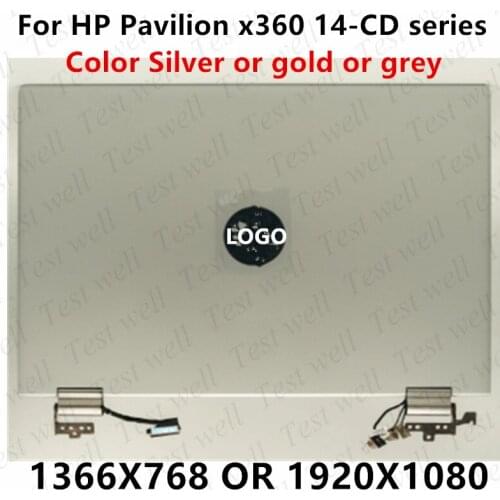 L20551-001 L20553-001 14" FHD HD For HP X360 14-CD 14-cd0000ur 14-cd0001nq TPN-W131 Lcd Touch Screen Replacement Full Assembly