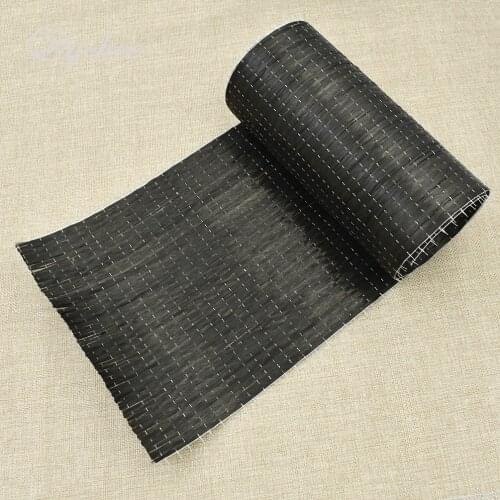 1m Black Color Carbon Fiber Cloth Bridge Reinforced By UD Carbon-fibre Fabric DIY Making Craft Quilting Cloth