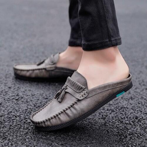 New Style Mens Loafers High Quality Cow Leather Man Driving Shoes Casual Moccasins Male Flats Slip On Shoe Men