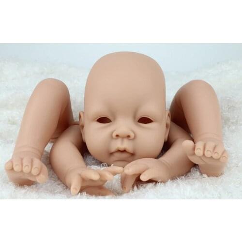 Kaydora New Silicone Reborn Baby Doll Kits blank 22 inch DIY Realistic BeBe Handmade Reborn lol Doll Accessories Child Toy