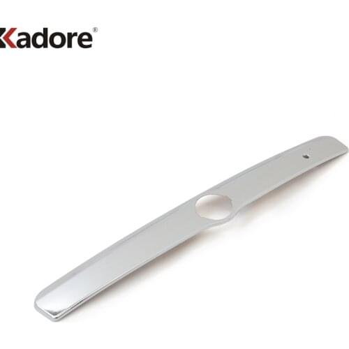 Rear Trunk Lid Cover Trim For Nissan Versa Sedan 2012 2013 2014 ABS Chrome Tailgate Decoration Strip Car Styling Accessories