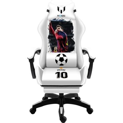 New Personalized Football Printing Computer Chair Home Office Chair Gaming E-sports Chair Lying Chair Competitive Racing Chair