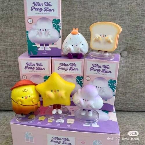 Blind Box Toys Original Xiaoduo and Her Friends Series Model Confirm Style Cute Anime Figure Gift Surprise Box