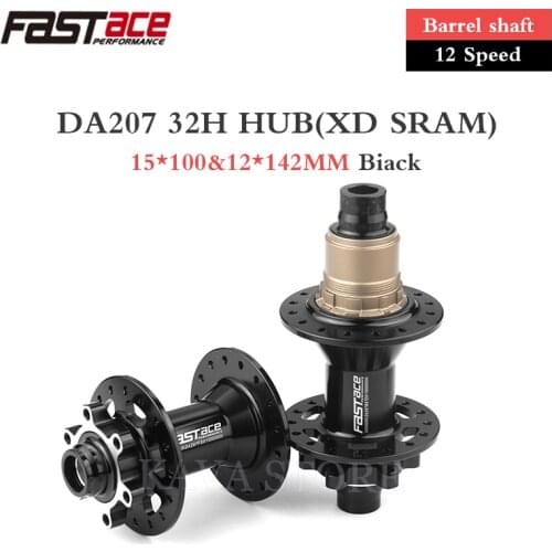FASTACE DA207 Hubs Set 32H Front Rear MTB Hub 8s 9s 10s 11s 12V Mountain Bike Hub Compatible SRAM XD System Bicycle Parts