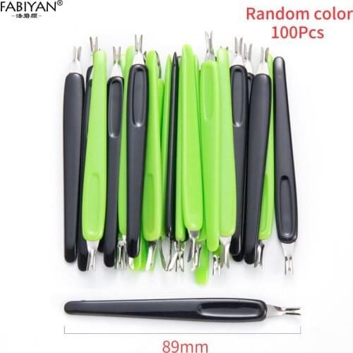 10Pcs Nail Cuticle Pusher Trimmer Dead Skin Remover Pedicure Manicure Salon Care Cleaning Tool