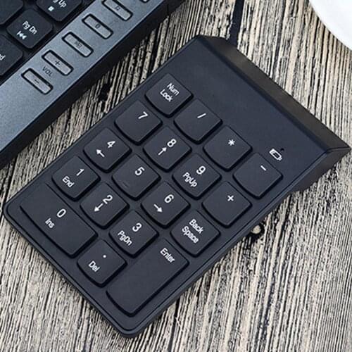 18 Keys Mini USB 2.4GHz Wireless Numeric Keypad Keyboard Numpad for PC Laptop