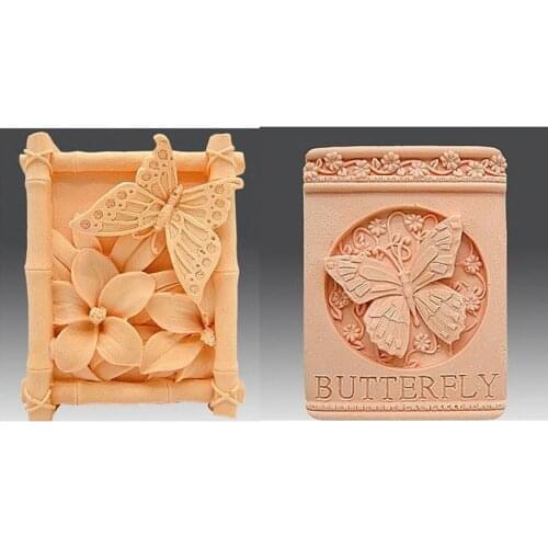 3D Butterfly Flower Silicone Soap Mold Chocolate Mold Candle Soap DIY Mould Soap Making Mold Craft Art Cake Decoration Tool Mold