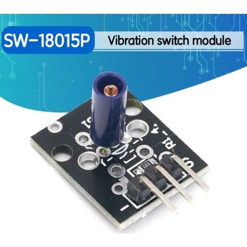3pin KY-002 SW-18015P Shock Vibration Switch Sensor Module for arduino Diy Kit