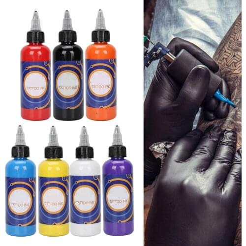 90ml Professional Safe Tattoo Ink Semi‑Permanent Body Makeup Beauty Art Pigment Microblading Coloring Pigment Tattoo Supplies
