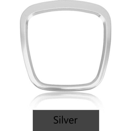 SRXTZM For Audi A4L A6L A8L Q5 Q7 Car Steering Wheel Decorative Circle Sequins Stainless Steel 3D Stickers Car Accessories 1pcs