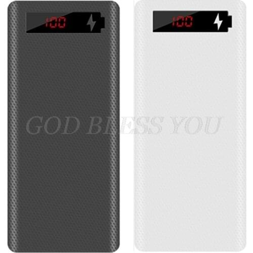 L8 LCD Display DIY 8x18650 Battery Case Power Bank Shell Portable External Box Without Battery Powerbank Protector Drop Shipping