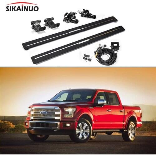 Electric Running Board F150 Aluminum Alloy Side Steps Retractable Power Steps for Ford All Vehicles