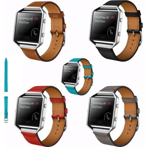 Leather strap For Fitbit Blaze fashion watch frontier/Classic replacement bracelet For Fitbit Blaze smart strap band accessories