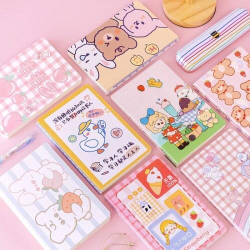 Cute girl heart college style student stationery A5 large soft-faced 30-page cute students notebook
