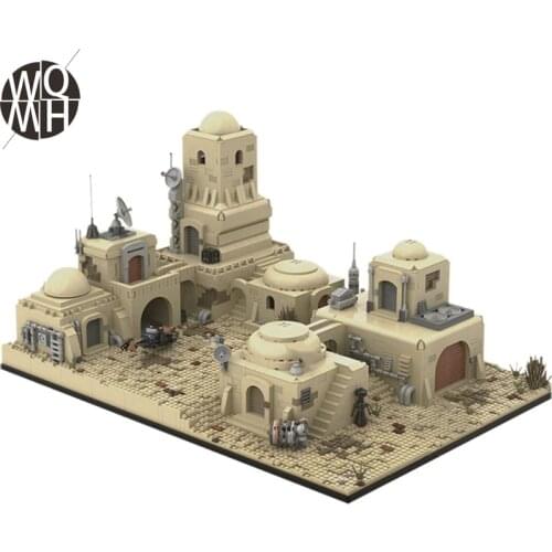 NEW Star Space Wars Tatooine Mos Eisley Cantina MOC-53045 Building Blocks Bricks 4298pcs Block Children Toy Gifts