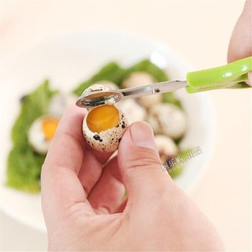 Quail Dove Bird Turtle Egg Scissors Cracker Opener Cigar Cutter Stainless Steel Blade Tool