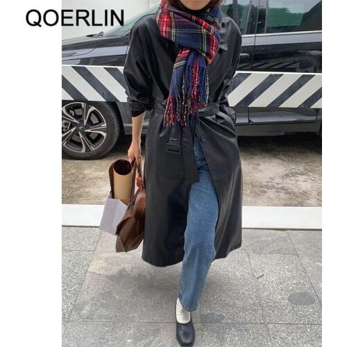 QoerliN Women's Leather Jackets