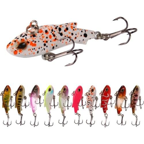 Fishing Lure 4.5cm/4g Mini VIB Submerged Quivering Full Water Long-Throwing Vibration Swing Lure Lure Bait Fishing Accessories